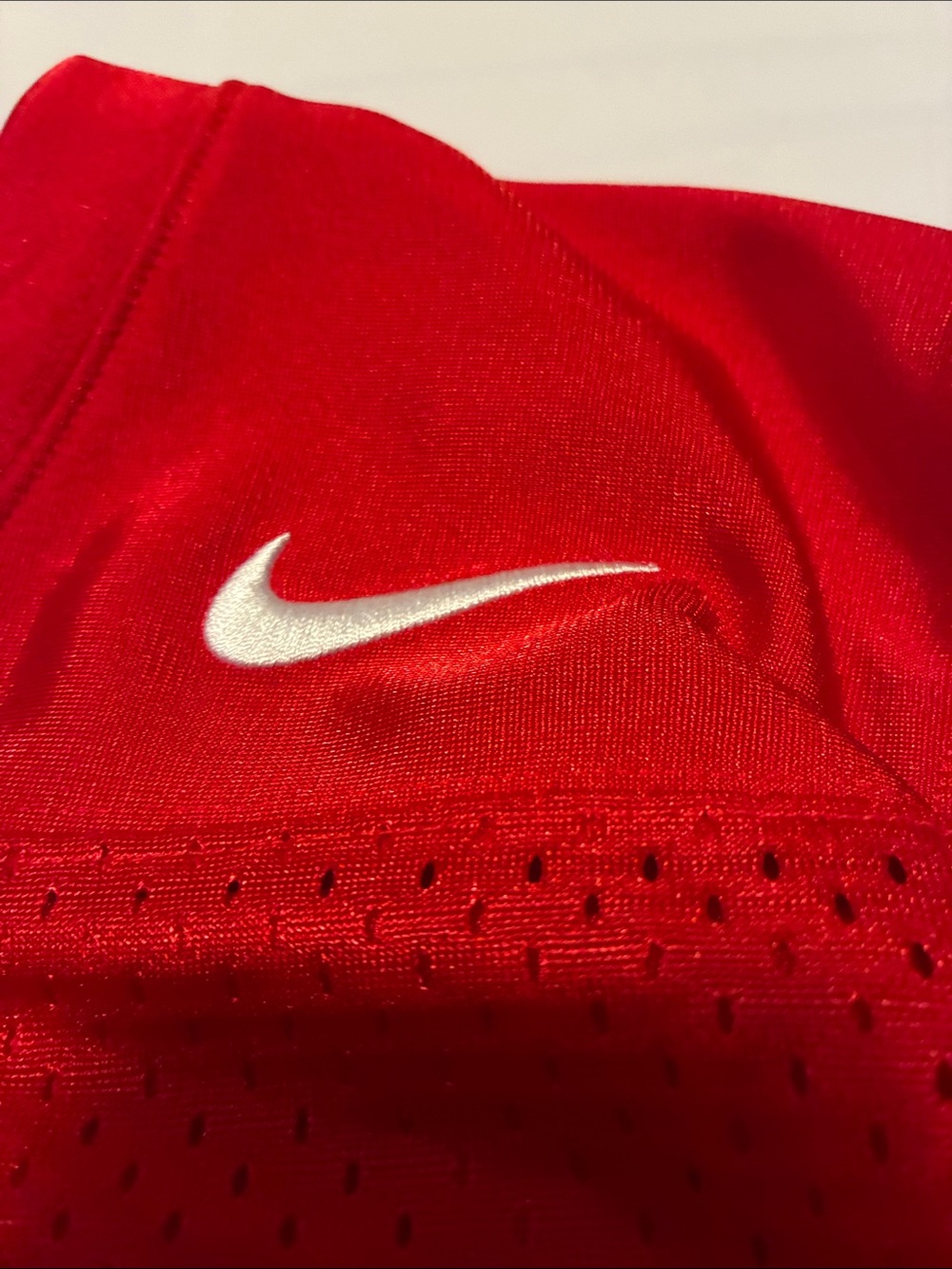 Nike Red Kids Short Sleeve Dri-FIT Jersey - Picture 2 of 5